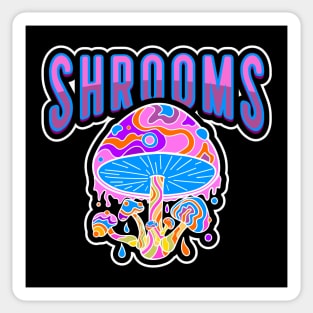 Shrooms, Magic Mushrooms Mycology Sticker